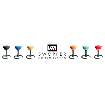 Via Seating Height Adjustable Stool with Spine Stabilization