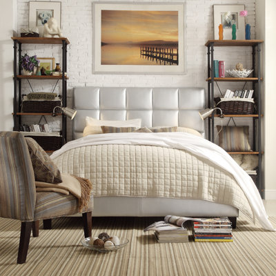 Click To Image : Glamorous Column Platform Bed by Kingstown Home Now