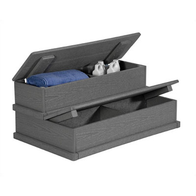 A&B Accessories 36" Two Tier Hybrid Storage Steps