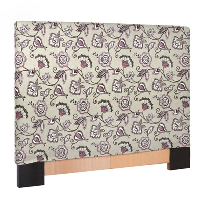 Slipcovered Avignon Panel Headboard by Howard Elliott -image