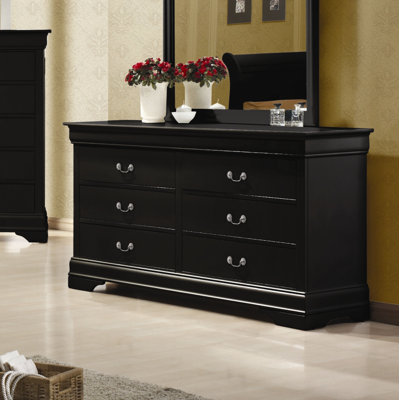 Carbon 6 Drawer Dresser by Wildon Home ® -image