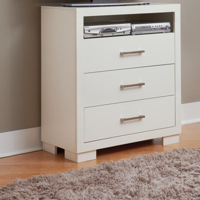 Bay 3 Drawer Media Chest by Wildon Home ® -image
