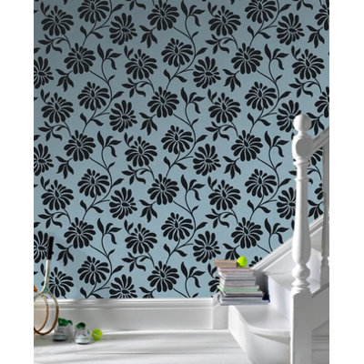 Graham & Brown Barbara Hulanicki Flock Ophelia Wallpaper