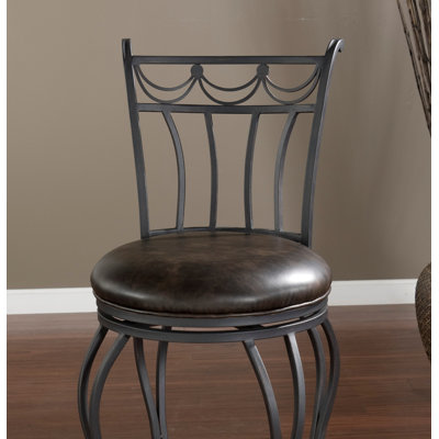 American Heritage Abella Bonded Leather Stool