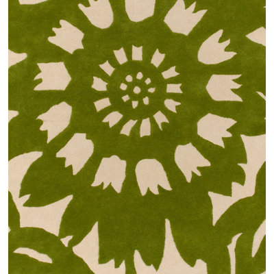 Thomas Paul Tufted Pile Grass/Cream Zinnia Rug