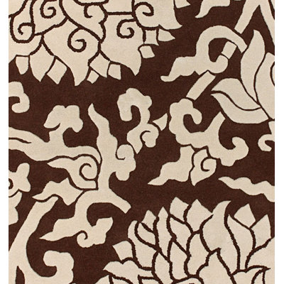 Thomas Paul Tufted Pile Chocolate/Cream Blossom Rug