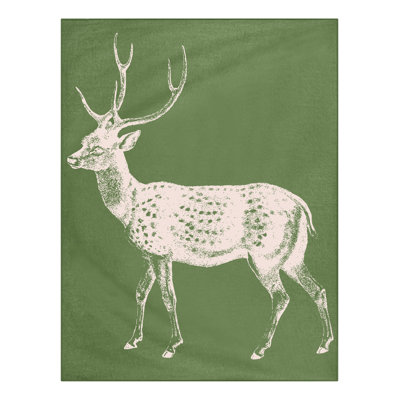 Thomas Paul Baby Alpaca Deer Throw