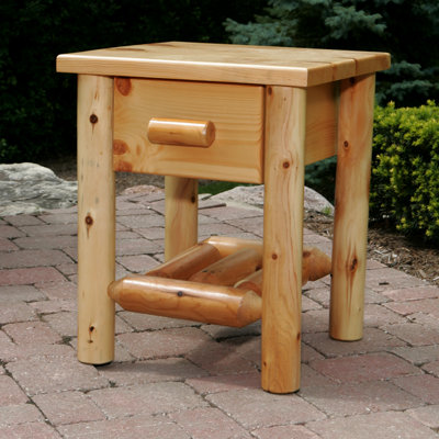 1 Drawer Nightstand by Moon Valley Rustic -image