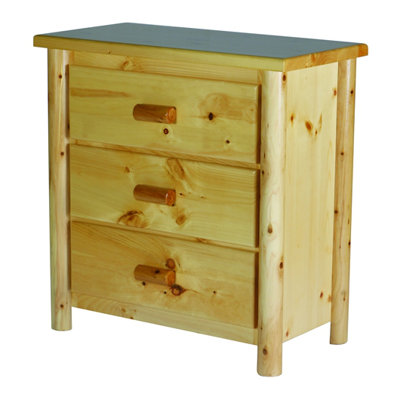 Click To Image : Nicholas 3 Drawer Chest by Moon Valley Rustic Now