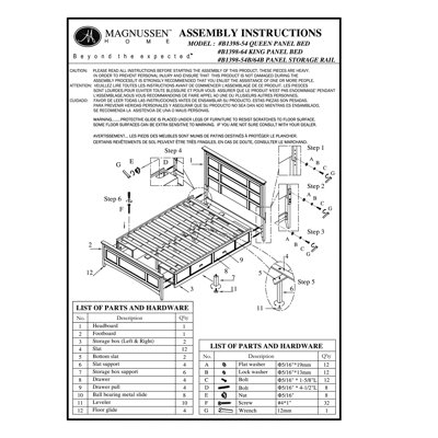 Magnussen Furniture Harrison Panel Bed