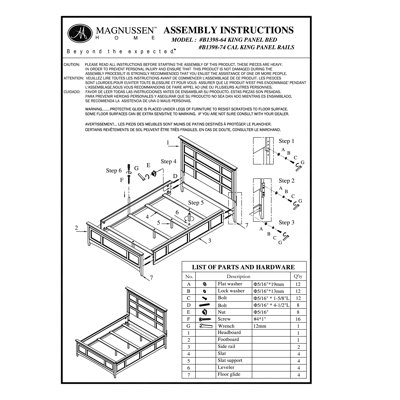 Magnussen Furniture Harrison Panel Bed