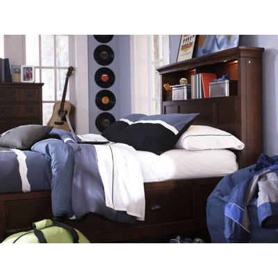 Riley Bookcase Bedroom Collection with Partial Storage by Magnussen Furniture -image