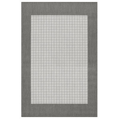Recife Checkered Field Grey/White Rug