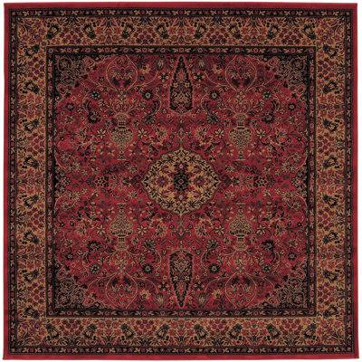 Couristan Everest Ardebil/Crimson Rug