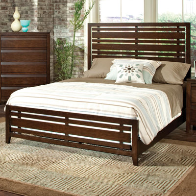 Drake Espresso Panel Bed by Standard Furniture -image