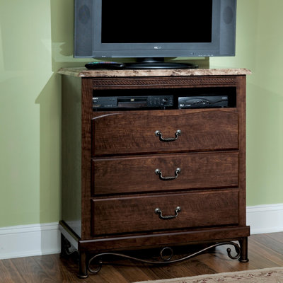 Santa Cruz 3 Drawer Media Chest by Standard Furniture -image
