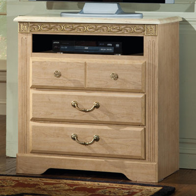 Porto Fino Elite 4 Drawer Media Chest by Standard Furniture -image
