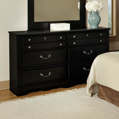 Madera with Marble Top 6 Drawer Dresser by Standard Furniture -image