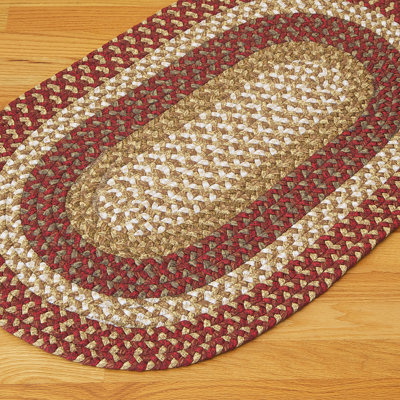 Fabric Multi Red Rug