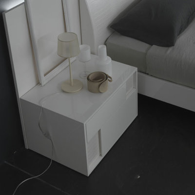 Nightfly Right 2 Drawer Nightstand by Rossetto USA -image