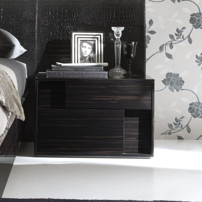 Rossetto USA Nightfly Left 2 Drawer Nightstand