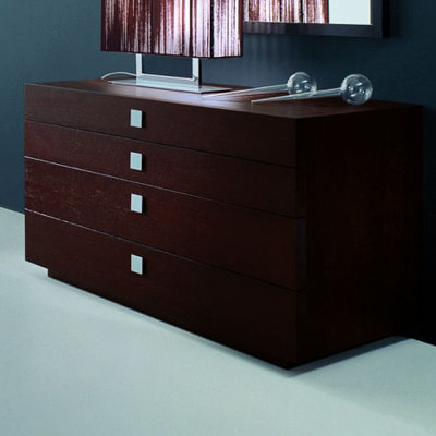 Win with Metal Handle 4 Drawer Dresser by Rossetto USA -image