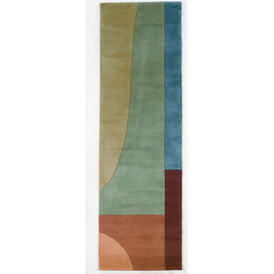 Momeni New Wave Green Multi Rug