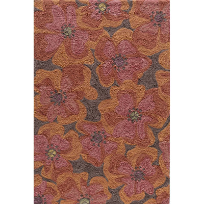 Momeni Summit Raspberry  Bold Floral Rug