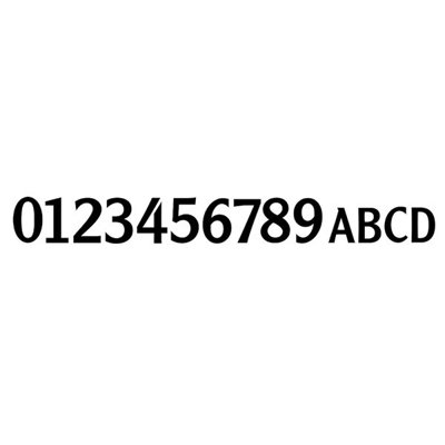 Smedbo Beslagsboden Mailbox Letter/Number
