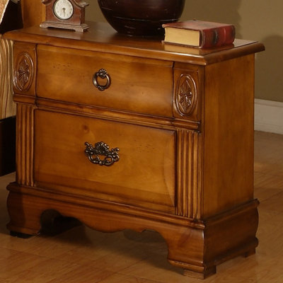 Click To Image : Brighton 2 Drawer Nightstand by Sunset Trading Now