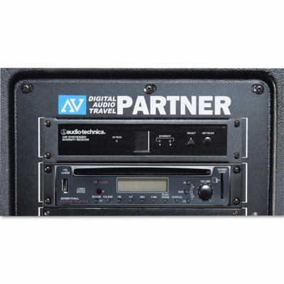 AmpliVox Sound Systems Portable Wireless Digital Travel Partner Public Address System, Black