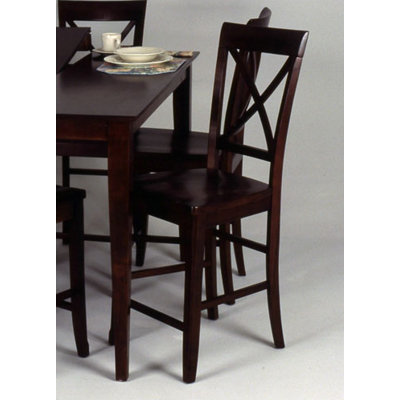 Comfort Decor Contemporary X Back Counter Height Chair