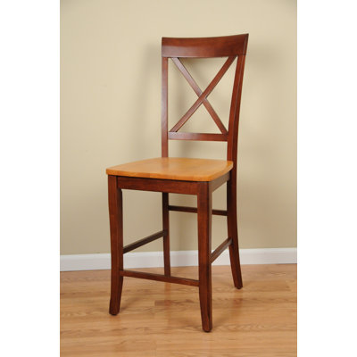 Comfort Decor Contemporary X Back Counter Height Chair
