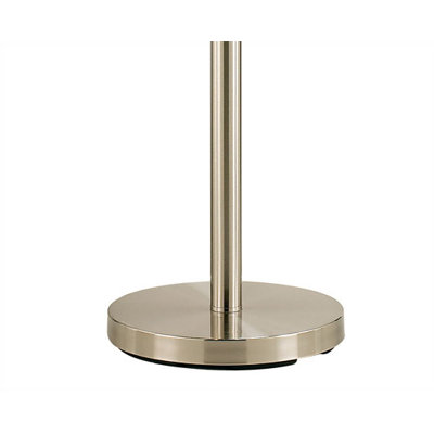 Adesso Boulevard Floor Lamp in Satin Steel