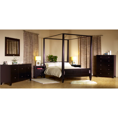 Wilshire Four Poster Bedroom Collection by LifeStyle Solutions -image