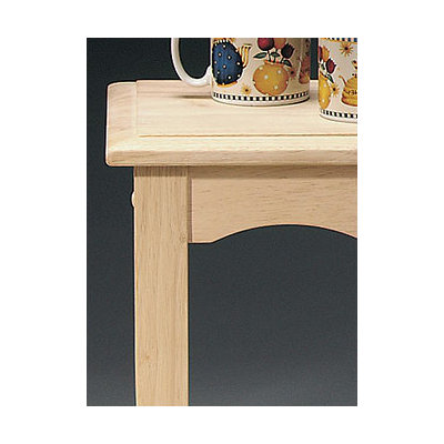 International Concepts Wood End Table