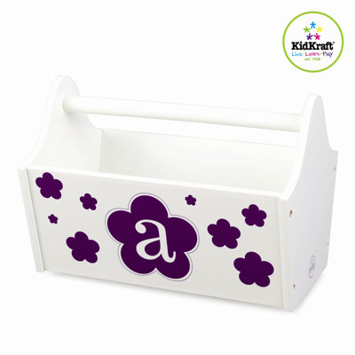 KidKraft Personalized Toy Box Caddy in White