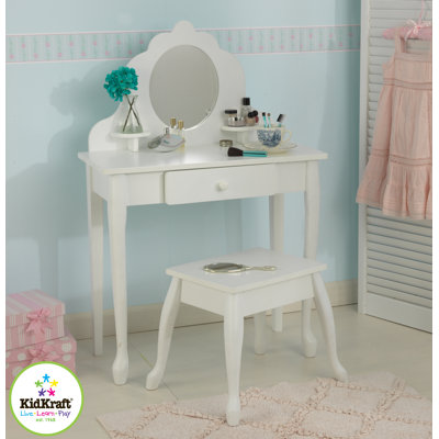 KidKraft Medium 18.25" Diva Table & Stool