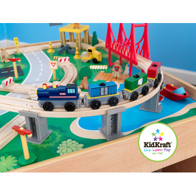 KidKraft Waterfall Mountain Train Set and Table