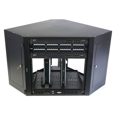 Kendall Howard The 12U Corner Wallmount Cabinet