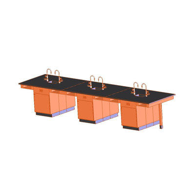 Diversified Woodcrafts Single Faced 6 Student Island Workstation