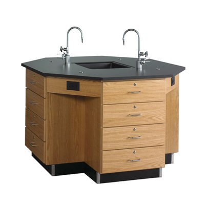 Diversified Woodcrafts Octagon Workstation