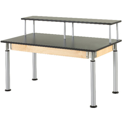 Diversified Woodcrafts Adjustable Height Riser Table