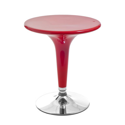 Eurostyle Clyde Adjustable Bar Table in Red