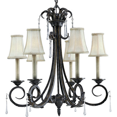 Veranda 6 Light Candle Chandelier
