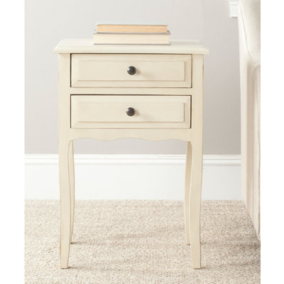 Safavieh Lori 2 Drawer Nightstand in Antique White ...