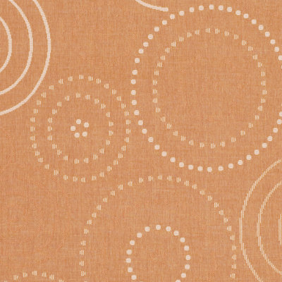 Safavieh Courtyard Terracotta/Natural Circle Rug