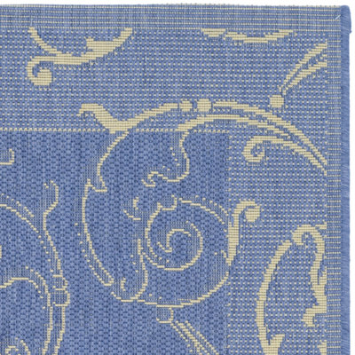 Safavieh Courtyard Blue/Natural Rug