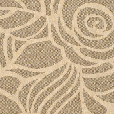 Safavieh Courtyard Coffee/Sand Floral Rug