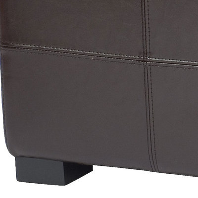 Safavieh Maiden Leather Entryway Storage Ottoman
